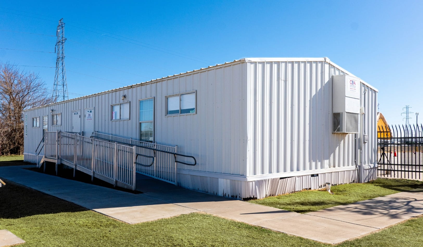 Oklahoma City campus building. Side shot.